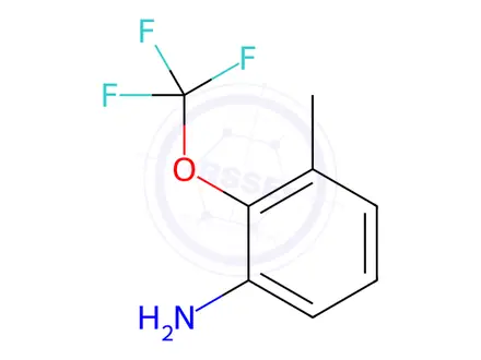 Chemical structure of 3-Methyl-2-(trifluoromethoxy)aniline
