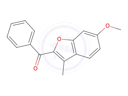 Chemical structure of (6-Methoxy-3-methyl-1-benzofuran-2-yl)(phenyl)methanone