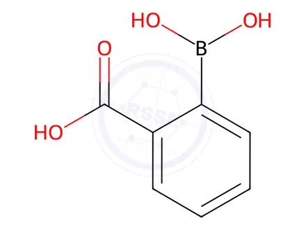 Chemical structure of 2-Carboxyphenylboronic acid