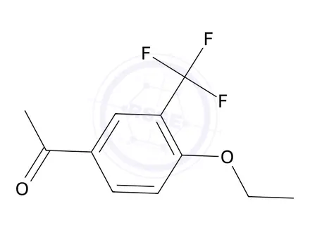 Chemical structure of 1-(4-Ethoxy-3-(trifluoromethyl)phenyl)ethan-1-one