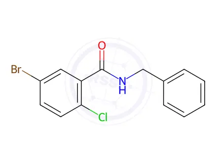 Chemical structure of Benzyl 5-bromo-2-chlorobenzamide
