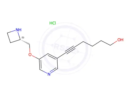 Chemical structure of Sazetidine A Hydrochloride