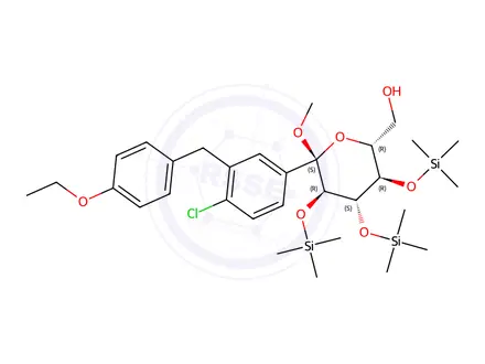 Chemical structure of Ertugliflozin Impurity 54