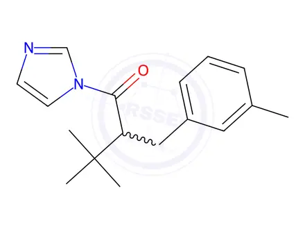 Chemical structure of 1-(1H-Imidazol-1-yl)-3,3-dimethyl-2-(3-methylbenzyl)butan-1-one