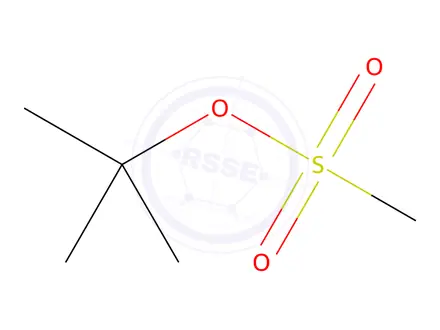 Chemical structure of Tert-butyl Mesylate