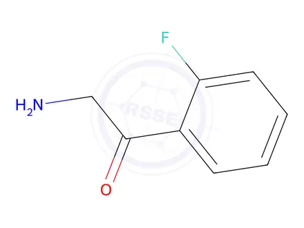 Chemical structure of 2-Amino-1-(2-fluorophenyl)ethan-1-one