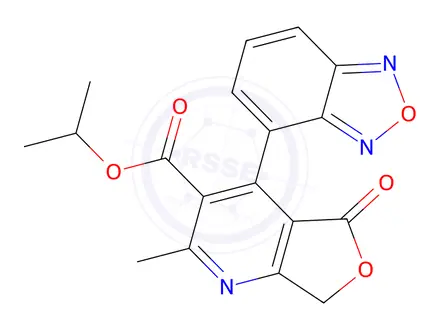 Chemical structure of Dehydro Isradipine Lactone