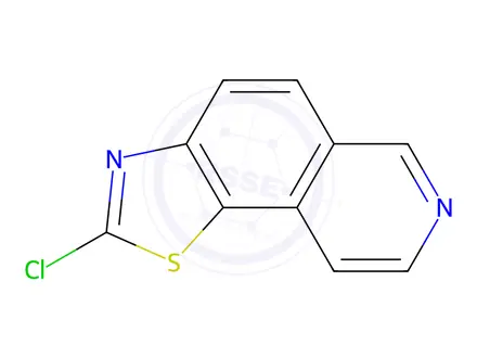 Chemical structure of Thiazolo[5,4-f]isoquinoline, 2-chloro-(9CI)