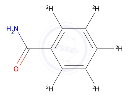 Chemical structure of Benzamide-2,3,4,5,6-d5
