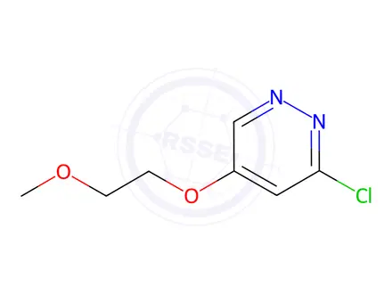 Chemical structure of 3-Chloro-5-(2-methoxyethoxy)pyridazine