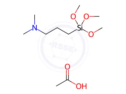 Chemical structure of (N,N-DIMETHYL-3-AMINOPROPYL)TRIMETHOXYSILANE