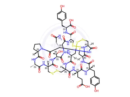 Chemical structure of Linaclotide