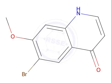 Chemical structure of 6-Bromo-7-methoxyquinolin-4(1H)-one