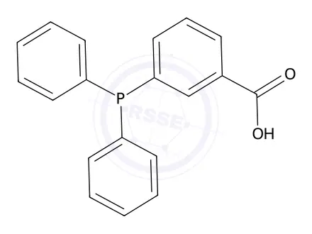 Chemical structure of 3-(Diphenylphosphino)benzoic acid