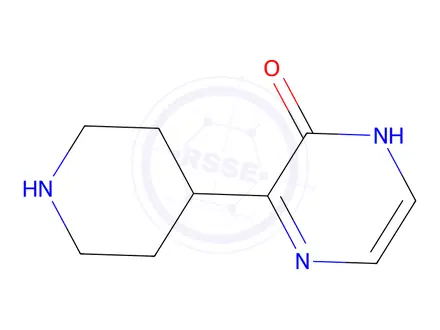 Chemical structure of 3-(Piperidin-4-yl)pyrazin-2-ol