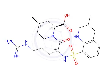 Chemical structure of Argatroban Impurity 35 (Mixture of Diastereomers)