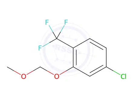 Chemical structure of Benzene, 4-chloro-2-(methoxymethoxy)-1-(trifluoromethyl)-