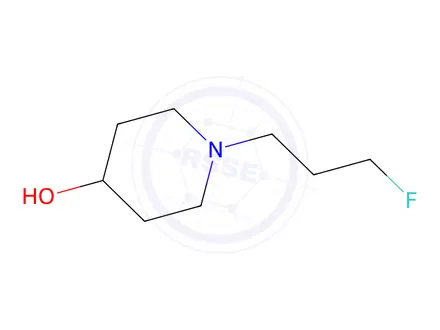 Chemical structure of 1-(3-Fluoropropyl)piperidin-4-ol