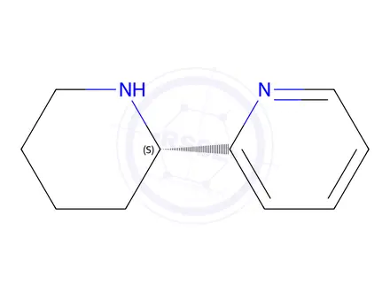 Chemical structure of (S)-2-(Piperidin-2-yl)pyridine