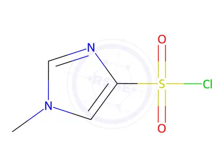 Chemical structure of 1-Methyl-1H-imidazole-4-sulfonyl Chloride