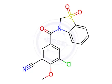 Chemical structure of Dotinurad Impurity 307