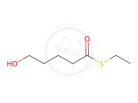 Chemical structure of S-ethyl 5-hydroxypentanethioate