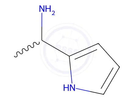Chemical structure of 1-(1h-Pyrrol-2-yl)ethan-1-amine