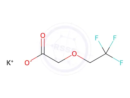Chemical structure of Potassium 2-(2,2,2-trifluoroethoxy)acetate