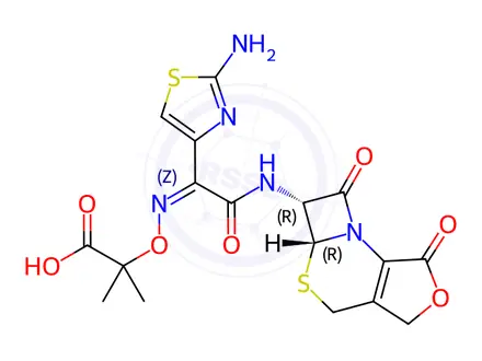 Chemical structure of Ceftazidime Lactone