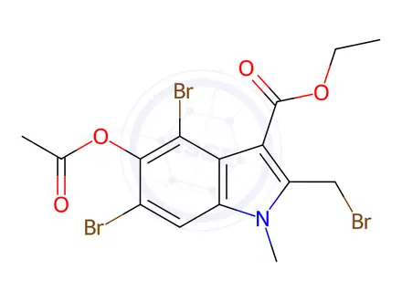 Chemical structure of Abidol Impurity 34