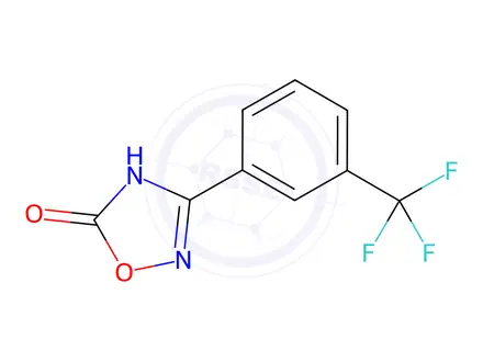 Chemical structure of 1,2,4-Oxadiazol-5(2H)-one, 3-[3-(trifluoromethyl)phenyl]-