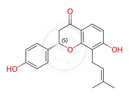 Chemical structure of Isobavachin