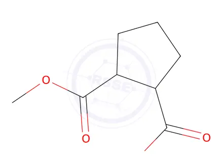 Chemical structure of 2-(methoxycarbonyl)cyclopentane-1-carboxylic acid