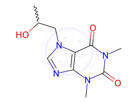Chemical structure of Proxyphylline EP Impurity D