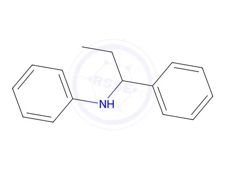 Chemical structure of PHENYL-(1-PHENYL-PROPYL)-AMINE