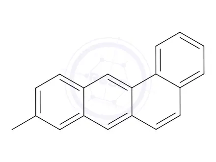 Chemical structure of 9-Methylbenz[a]anthracene