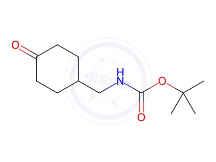 Chemical structure of (4-Oxo-cyclohexylmethyl)carbamic Acid tert-Butyl Ester