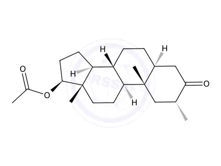Chemical structure of Drostanolone Acetate