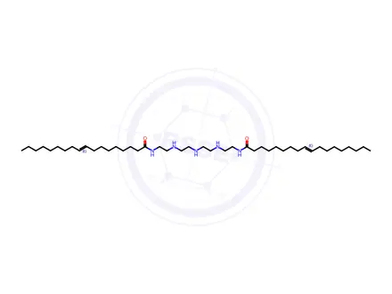 Chemical structure of N,N'-[iminobis(2,1-ethanediylimino-2,1-ethanediyl)]bis(9-octadecenamide)