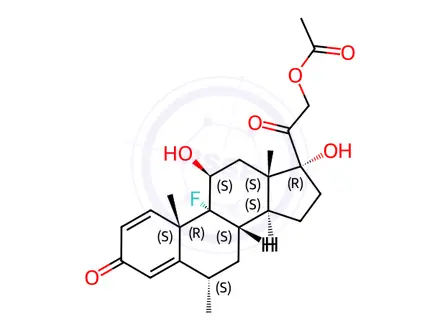 Chemical structure of Methylprednisolone Impurity 40