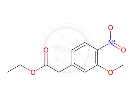 Chemical structure of Ethyl 2-(3-methoxy-4-nitrophenyl)acetate