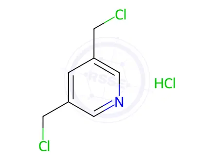 Chemical structure of 3,5-Bis(chloromethyl)pyridine hydrochloride