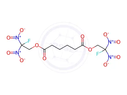 Chemical structure of bis(2-fluoro-2,2-dinitroethyl) adipate
