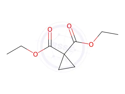 Chemical structure of Diethyl cyclopropane-1,1-dicarboxylate