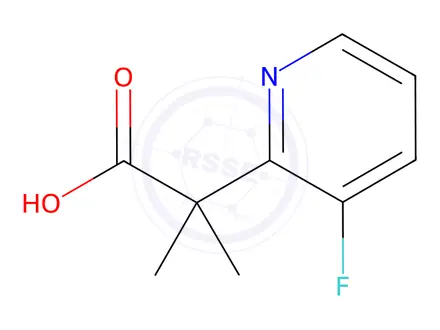 Chemical structure of 2-(3-Fluoropyridin-2-yl)-2-methylpropanoic acid