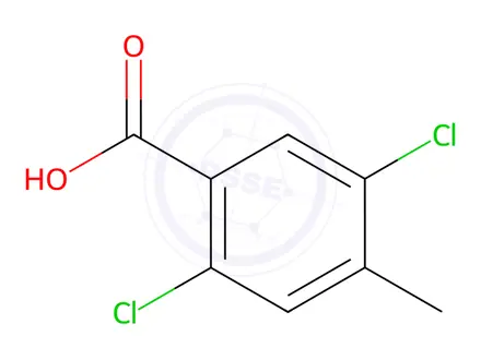 Chemical structure of 2,5-Dichloro-4-methylbenzoic acid