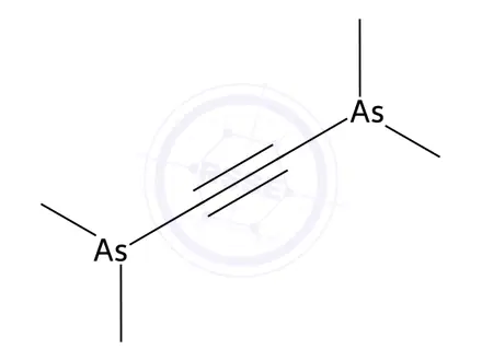 Chemical structure of 1,2-Ethynediylbis(dimethylarsine)