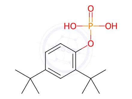 Chemical structure of Mono(2,4-di-tert-butylphenyl)phosphate