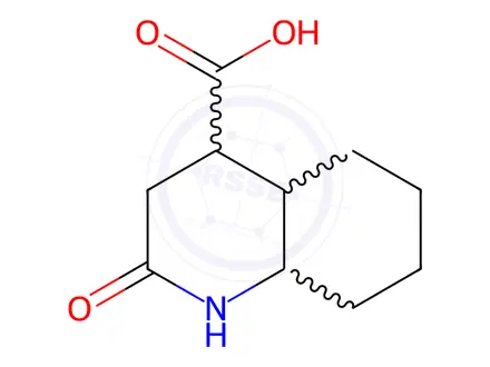 Chemical structure of 2-oxo-decahydroquinoline-4-carboxylic acid