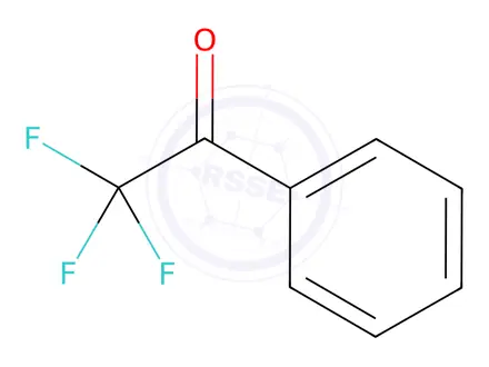 Chemical structure of 2,2,2-Trifluoroacetophenone